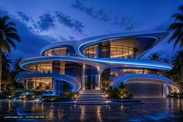 Arsitektur untuk Kabupaten Yalimo. — pandangan arsitektur 2